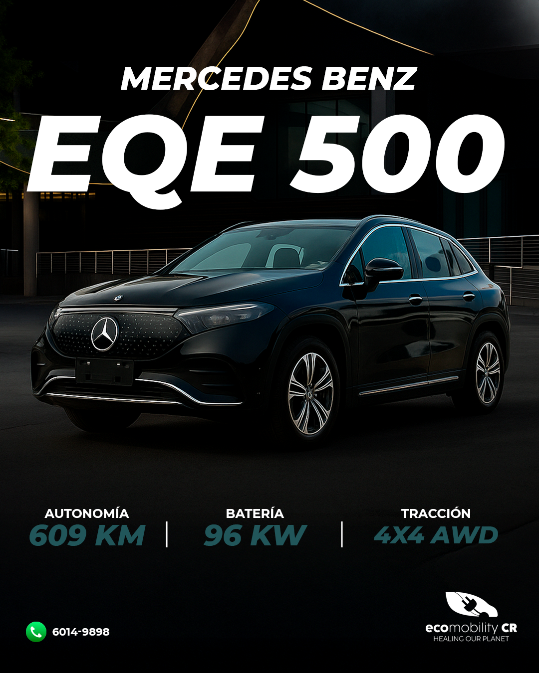 MERCEDEZ EQE 500 INSTA